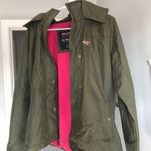 Hollister all weather jacket